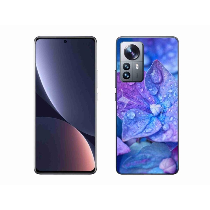 Gél tok mmCase a Xiaomi 12 Pro számára - lila virág