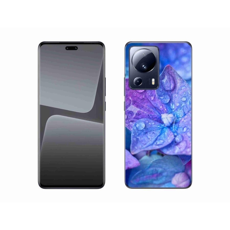 Gél tok mmCase a Xiaomi 13 Lite készülékhez - lila virág