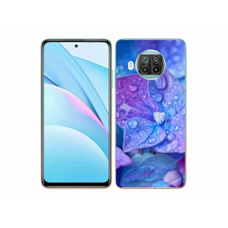 Gél tok mmCase a Xiaomi Mi 10T Lite 5G számára - lila virág