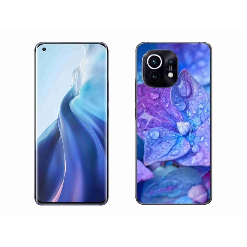 Gél tok mmCase a Xiaomi Mi 11-hez - lila virág