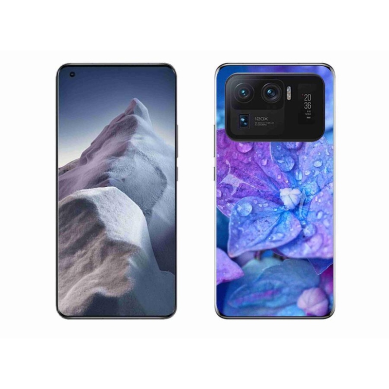 Gél tok mmCase a Xiaomi Mi 11 Ultra számára - lila virág