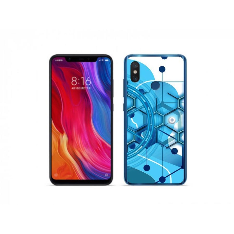 Gél tok mmCase a Xiaomi Mi 8-hoz - absztrakt minta 2