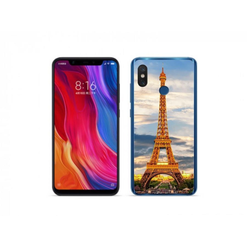 Gél tok mmCase a Xiaomi Mi 8-hoz - eiffel torony 3