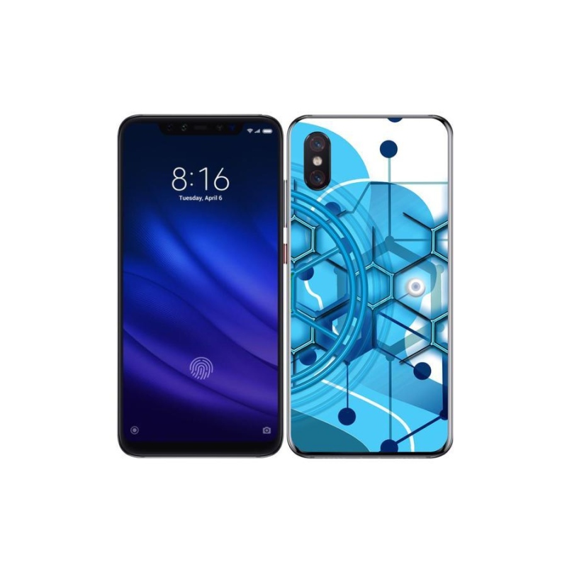 Gél tok mmCase a Xiaomi Mi 8 Pro készülékhez - absztrakt minta 2