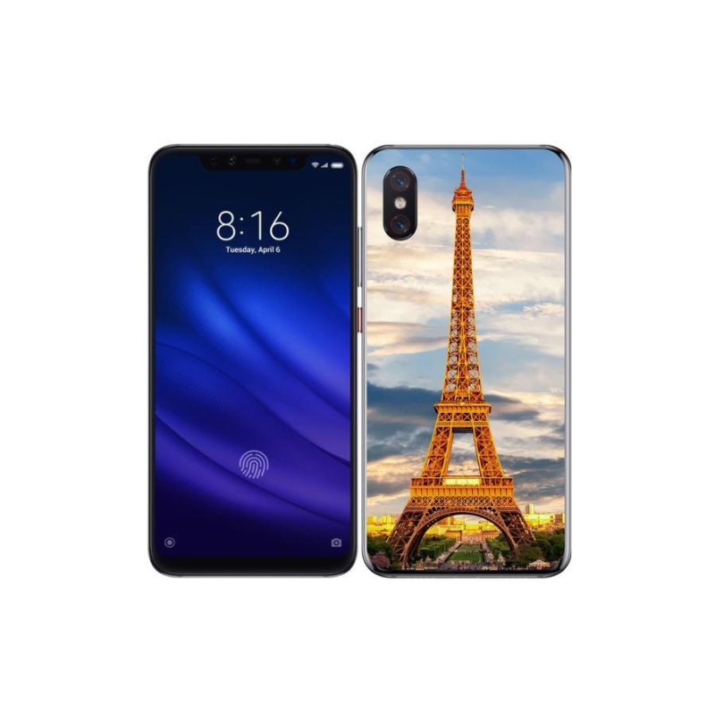 Gél tok mmCase a Xiaomi Mi 8 Pro-hoz - eiffel torony 3