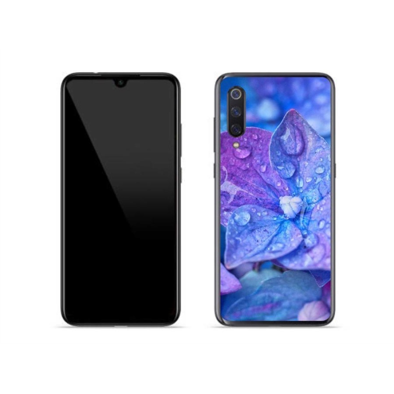 Gél tok mmCase a Xiaomi Mi 9-hez - lila virág