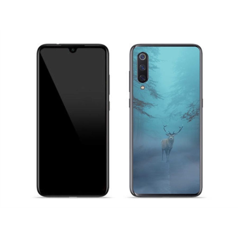Gél tok mmCase a Xiaomi Mi 9-hez - szarvas a ködben