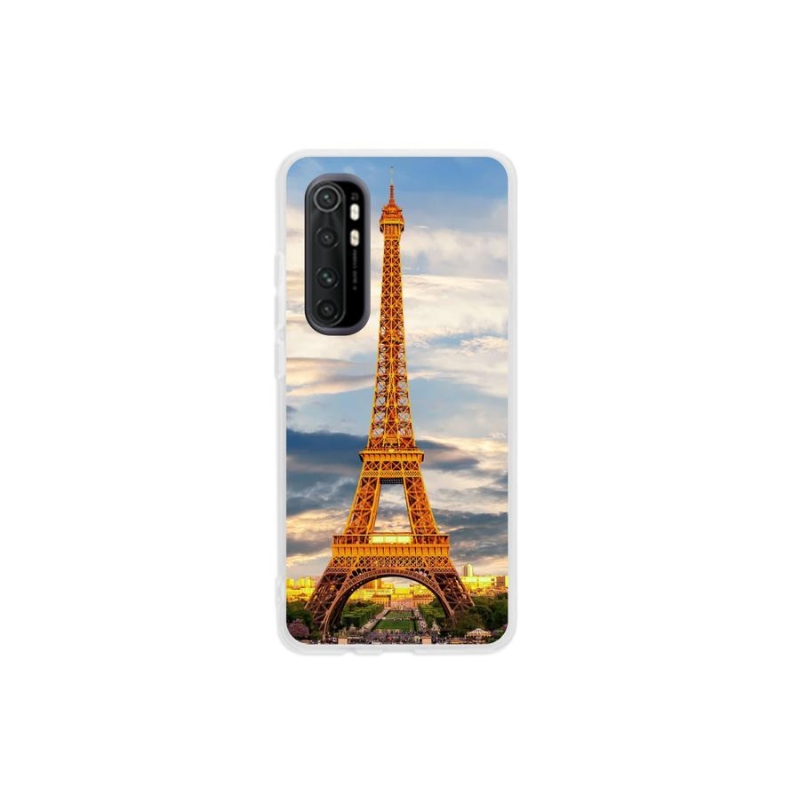Gél tok mmCase a Xiaomi Mi Note 10 Lite készülékhez - eiffel torony 3