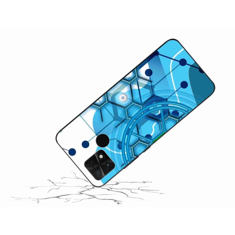 Gél tok mmCase a Xiaomi Poco C40 készülékhez - absztrakt minta 2