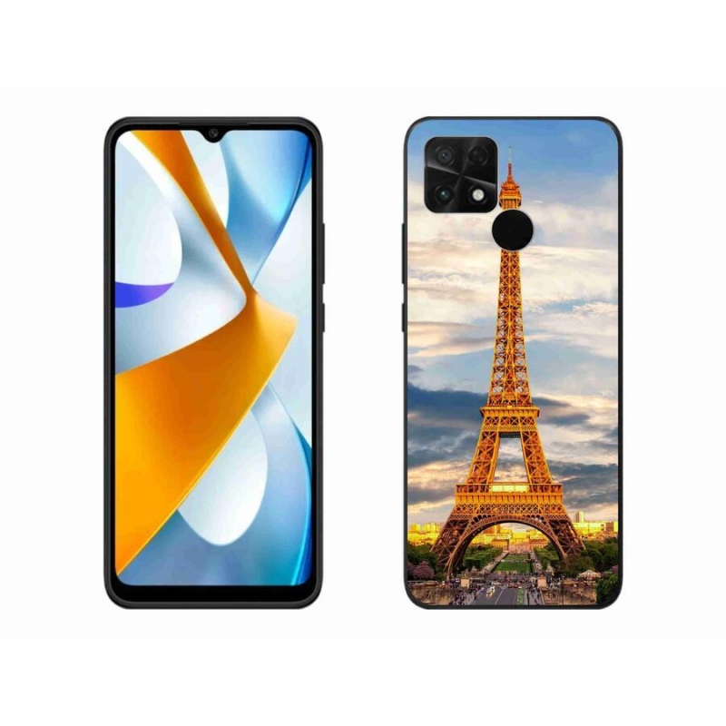 Gél tok mmCase a Xiaomi Poco C40 készülékhez - eiffel torony 3