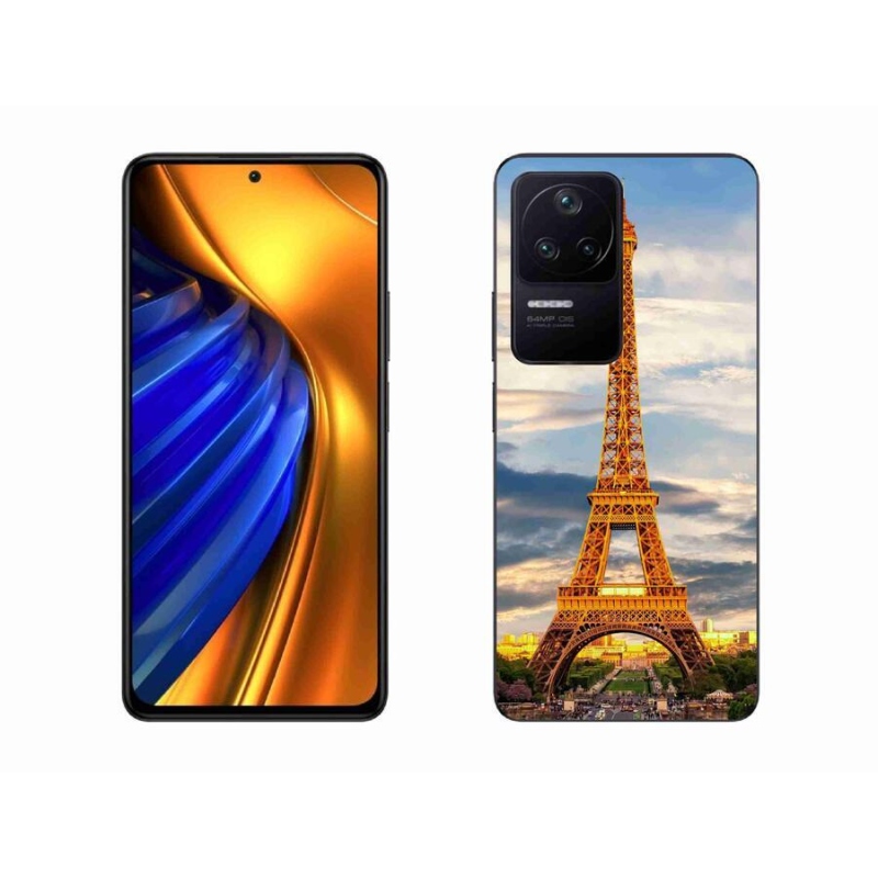 Gél tok mmCase a Xiaomi Poco F4-hez - eiffel torony 3
