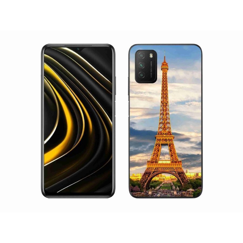 Gél tok mmCase a Xiaomi Poco M3-hoz - eiffel torony 3