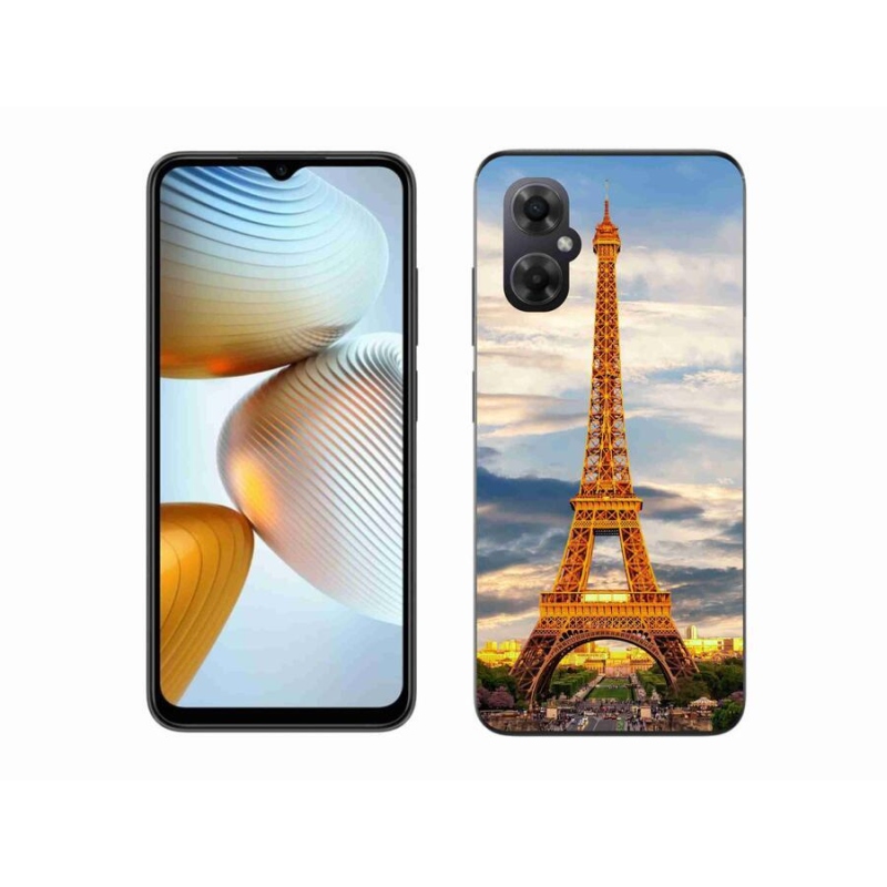 Gél tok mmCase a Xiaomi Poco M4 5G-hez - eiffel-torony 3