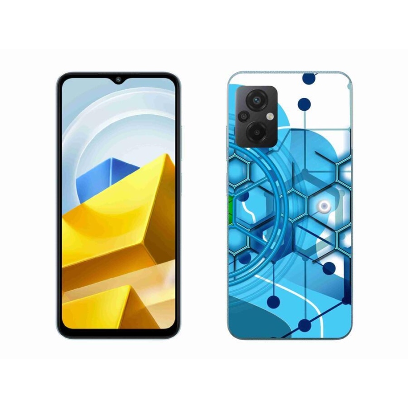 Gél tok mmCase a Xiaomi Poco M5 4G készülékhez - absztrakt minta 2