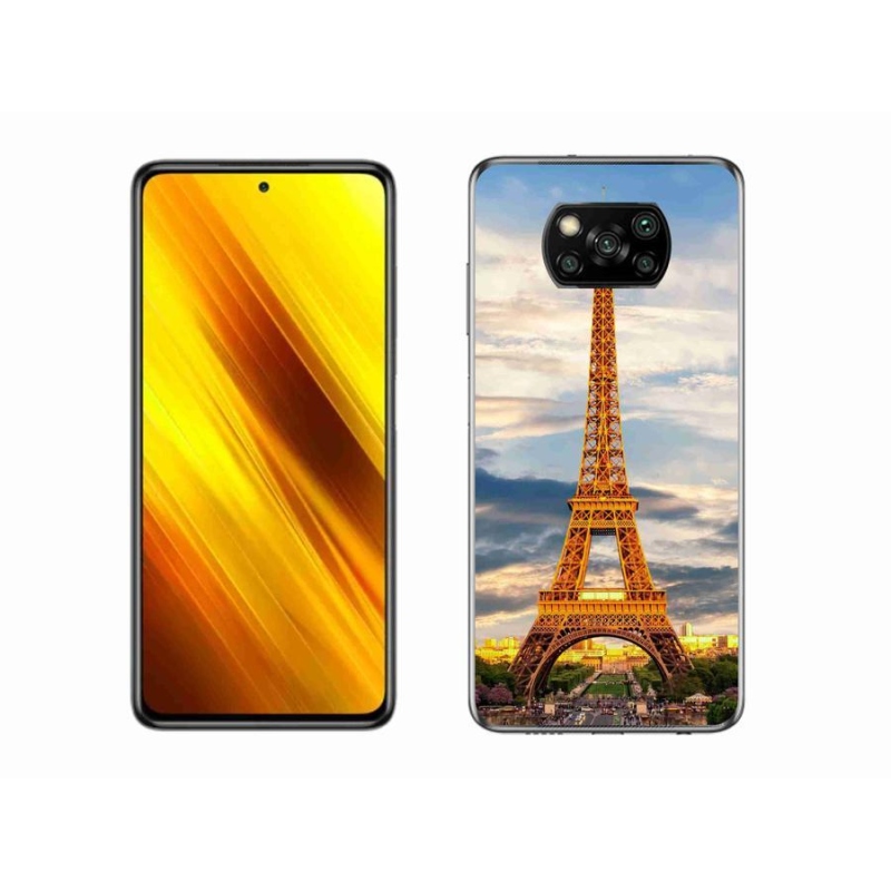 Gél tok mmCase a Xiaomi Poco X3-hoz - eiffel torony 3