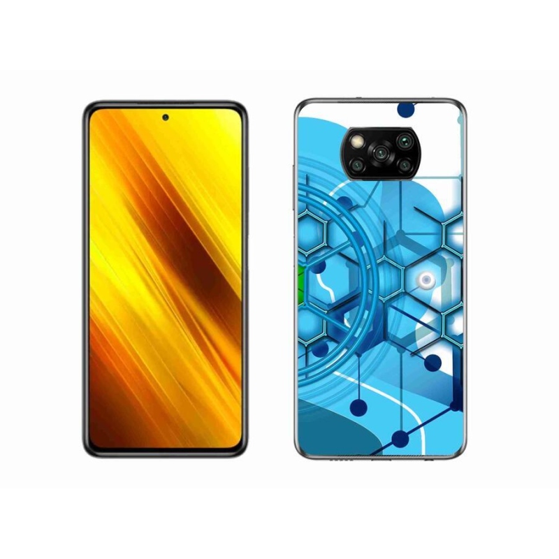 Gél tok mmCase a Xiaomi Poco X3 Pro számára - absztrakt minta 2