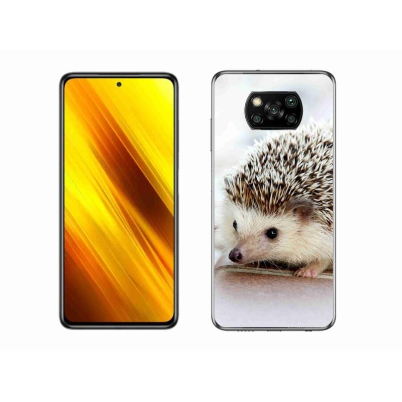 Gél tok mmCase a Xiaomi Poco X3 Pro számára - süni