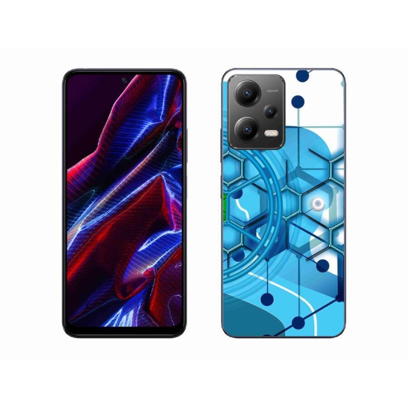 Gél tok mmCase a Xiaomi Poco X5 5G számára - absztrakt minta 2