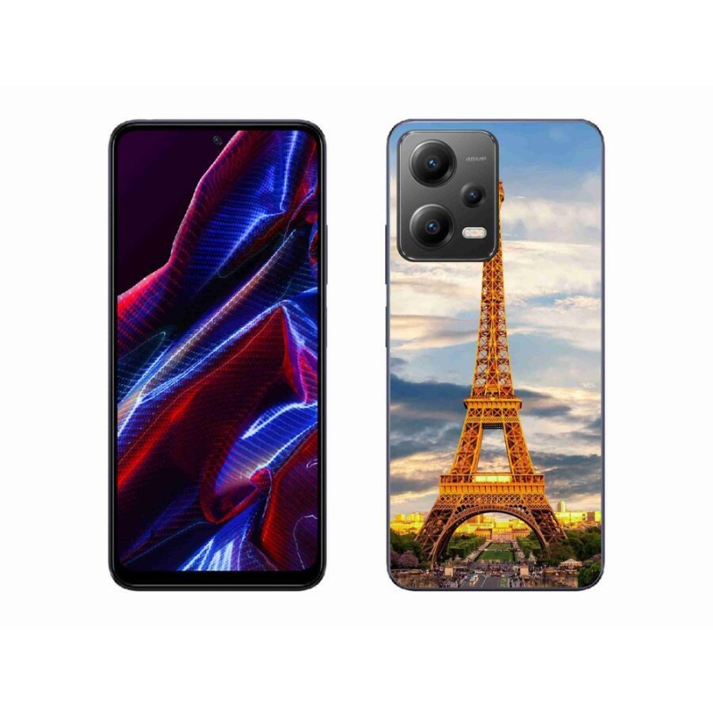 Gél tok mmCase a Xiaomi Poco X5 5G számára - eiffel torony 3