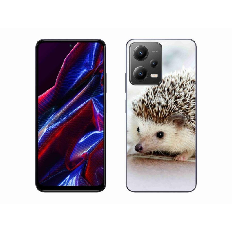 Gél tok mmCase a Xiaomi Poco X5 5G számára - süni