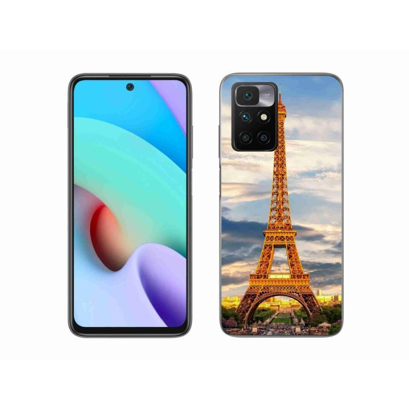 Gél tok mmCase a Xiaomi Redmi 10/Redmi 10 (2022) - eiffel torony 3