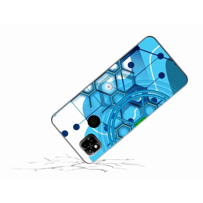 Gél tok mmCase a Xiaomi Redmi 10A számára - absztrakt minta 2