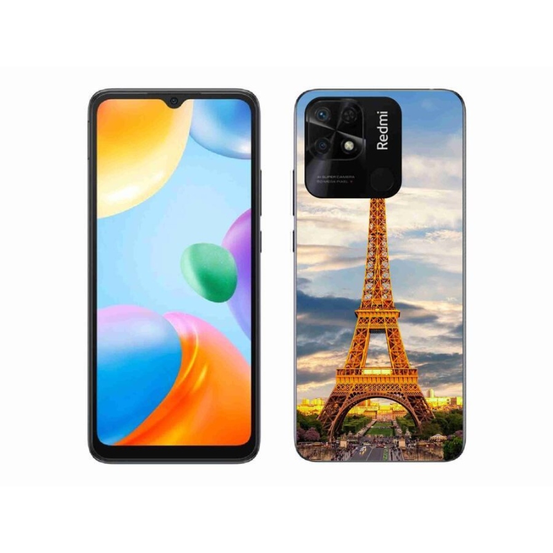 Gél tok mmCase a Xiaomi Redmi 10C-hez - eiffel torony 3