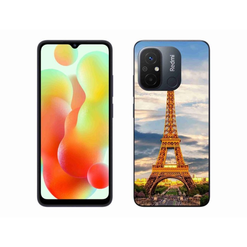Gél tok mmCase a Xiaomi Redmi 12C-hez - eiffel torony 3