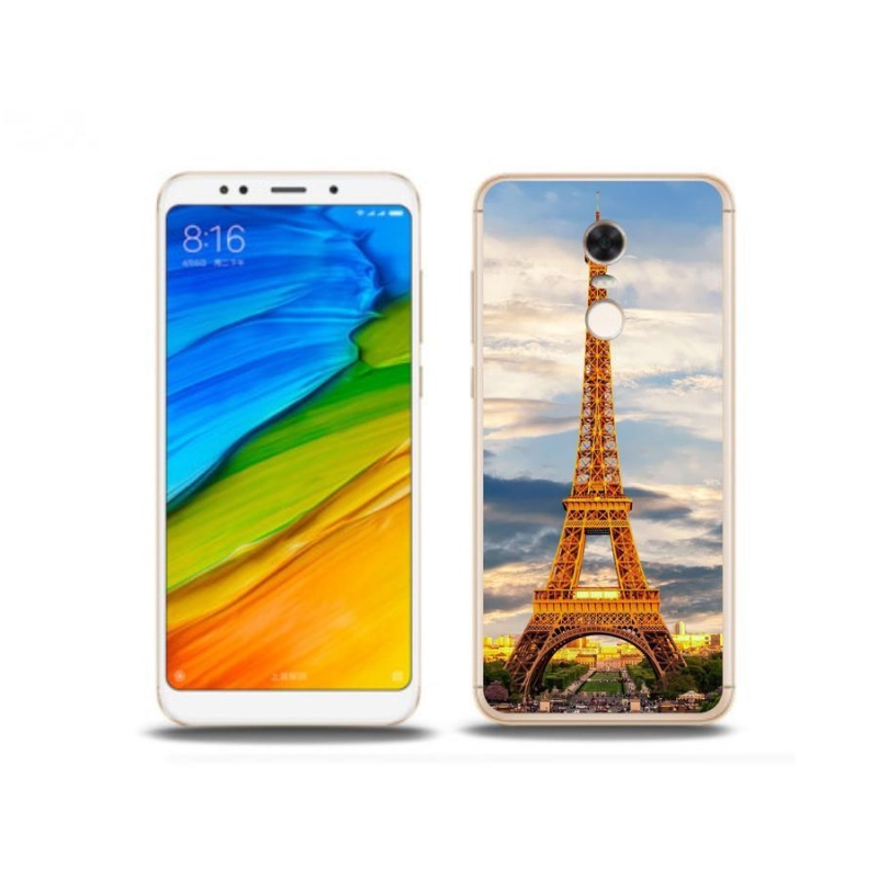 Gél tok mmCase a Xiaomi Redmi 5 Plus számára - eiffel torony 3