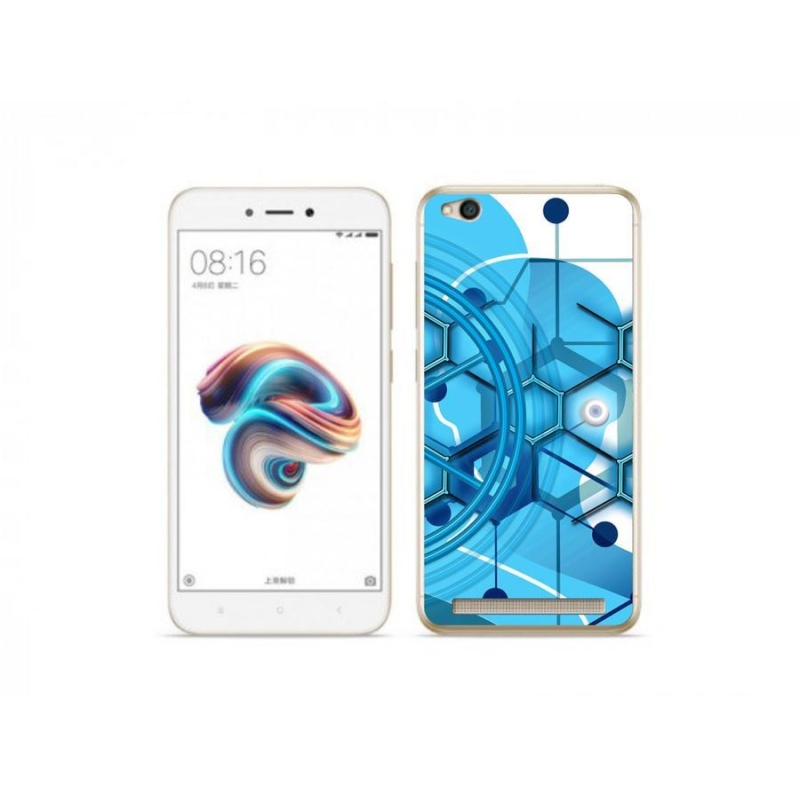 Gél tok mmCase a Xiaomi Redmi 5A számára - absztrakt minta 2