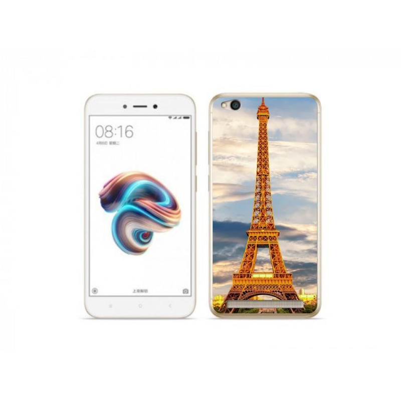 Gél tok mmCase a Xiaomi Redmi 5A számára - eiffel torony 3