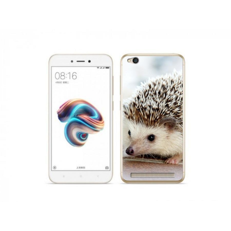 Gél tok mmCase a Xiaomi Redmi 5A számára - sündisznó