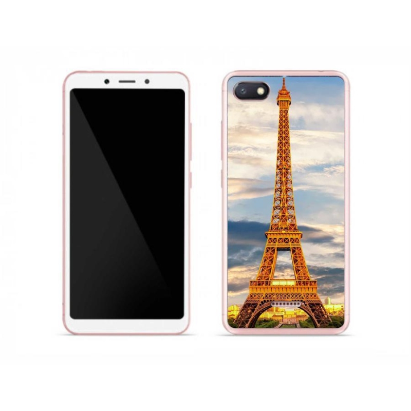Gél tok mmCase a Xiaomi Redmi 6A számára - eiffel torony 3