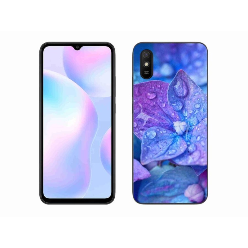 Gél tok mmCase a Xiaomi Redmi 9AT számára - lila virág