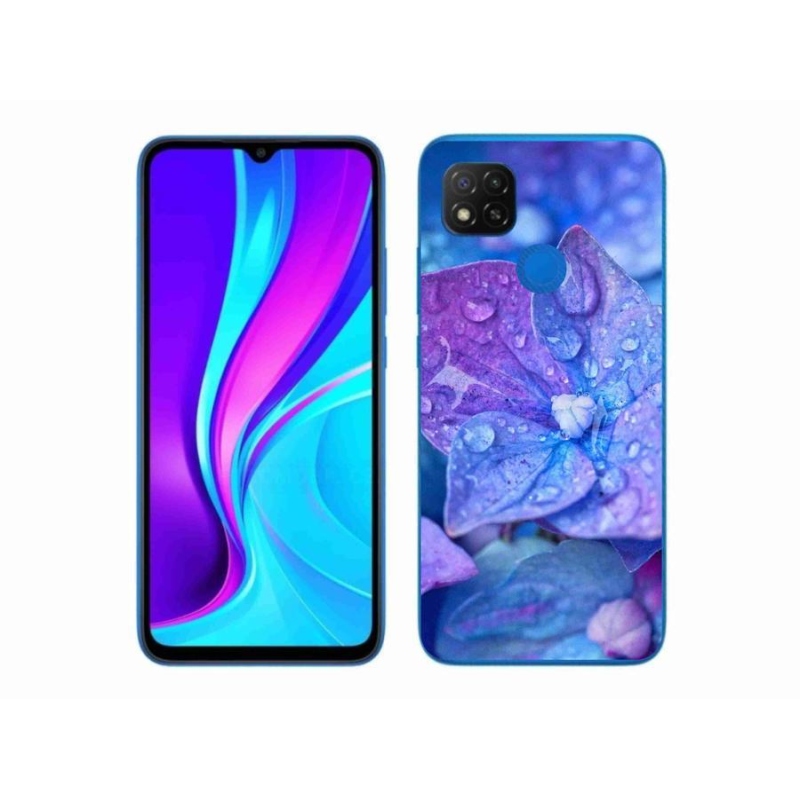 Gél tok mmCase a Xiaomi Redmi 9C számára - lila virág