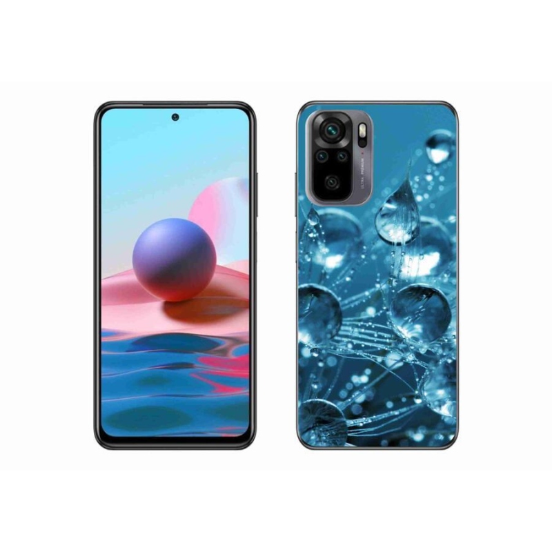 Gél tok mmCase a Xiaomi Redmi Note 10 4G-hez - vízcseppek