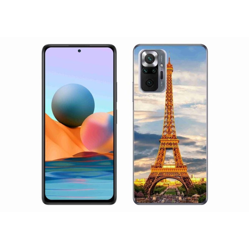Gél tok mmCase a Xiaomi Redmi Note 10 Pro készülékhez - eiffel torony 3