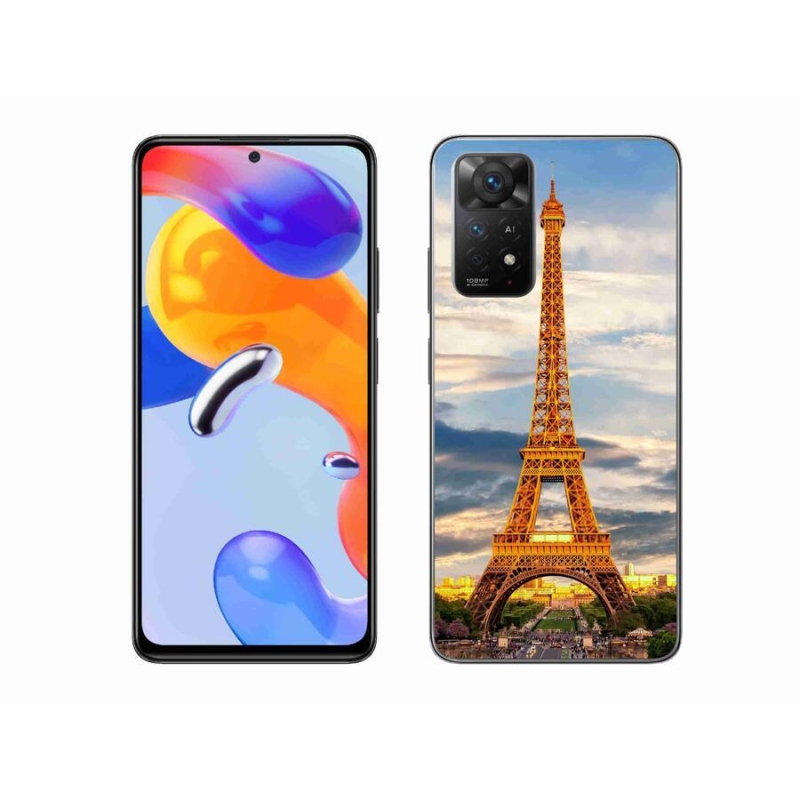Gél tok mmCase a Xiaomi Redmi Note 11 Pro 4G/5G-hez - eiffel torony 3