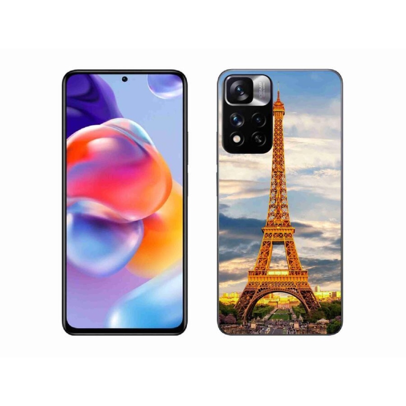 Gél tok mmCase a Xiaomi Redmi Note 11 Pro+ 5G számára - eiffel torony 3