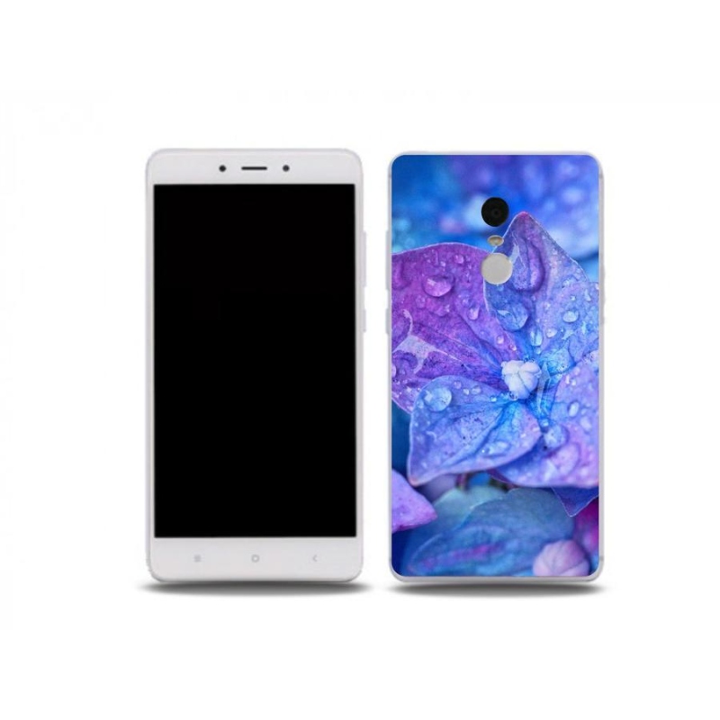 Gél tok mmCase a Xiaomi Redmi Note 4X-hez - lila virág
