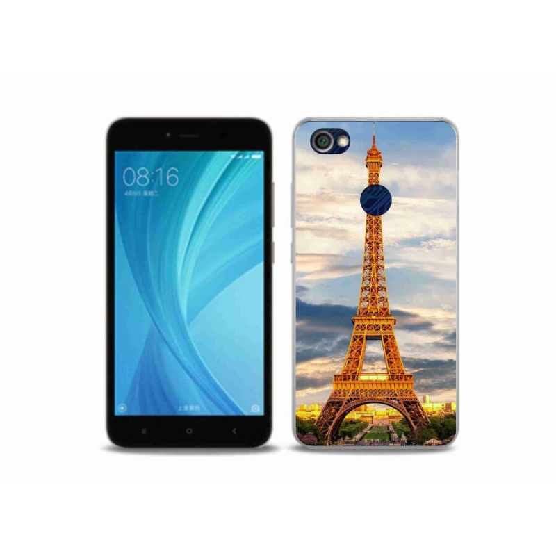 Gél tok mmCase a Xiaomi Redmi Note 5A Prime készülékhez - eiffel torony 3