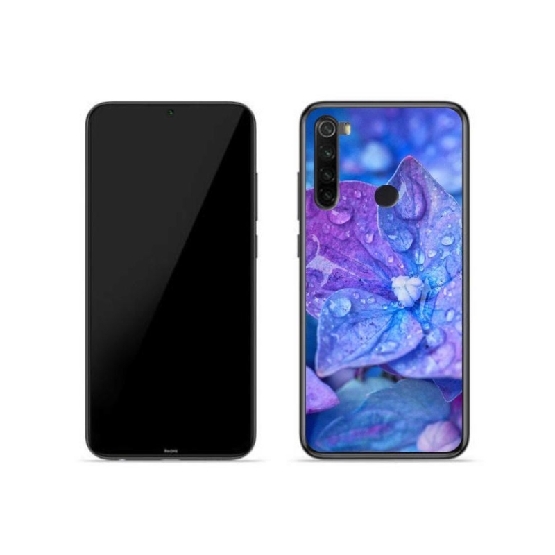 Gél tok mmCase a Xiaomi Redmi Note 8 készülékhez - lila virág