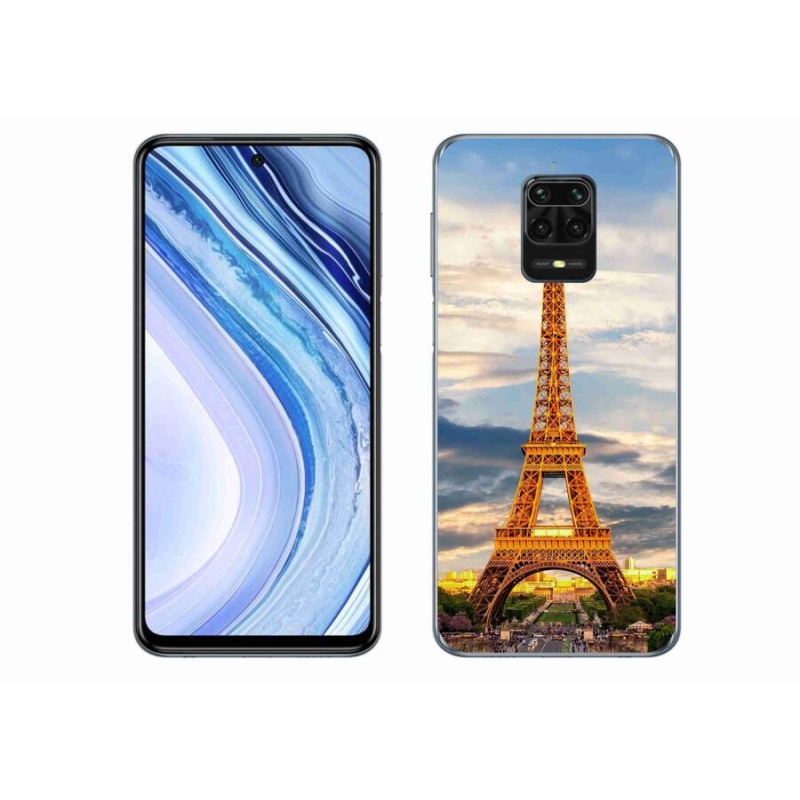 Gél tok mmCase a Xiaomi Redmi Note 9 Pro-hoz - eiffel torony 3