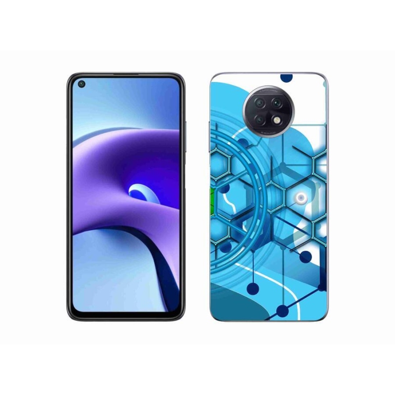 Gél tok mmCase a Xiaomi Redmi Note 9T 5G számára - absztrakt minta 2