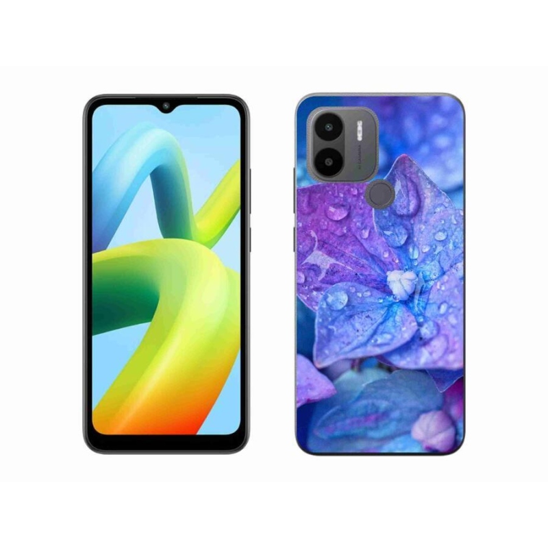 Gél tok mmCase a Xiaomi Redmi A1+/A2+ készülékhez - lila virág