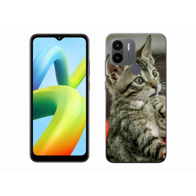 Gél tok mmCase a Xiaomi Redmi A1+/A2+ készülékhez - aranyos macska