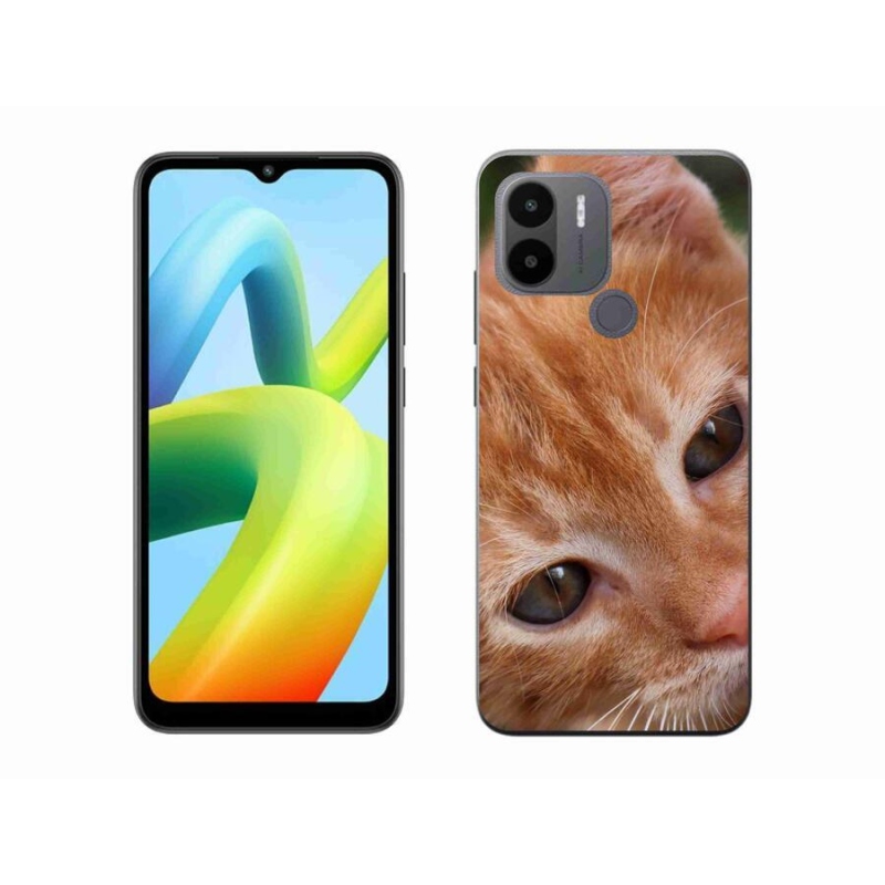 Gél tok mmCase a Xiaomi Redmi A1+/A2+ készülékhez - piros cica