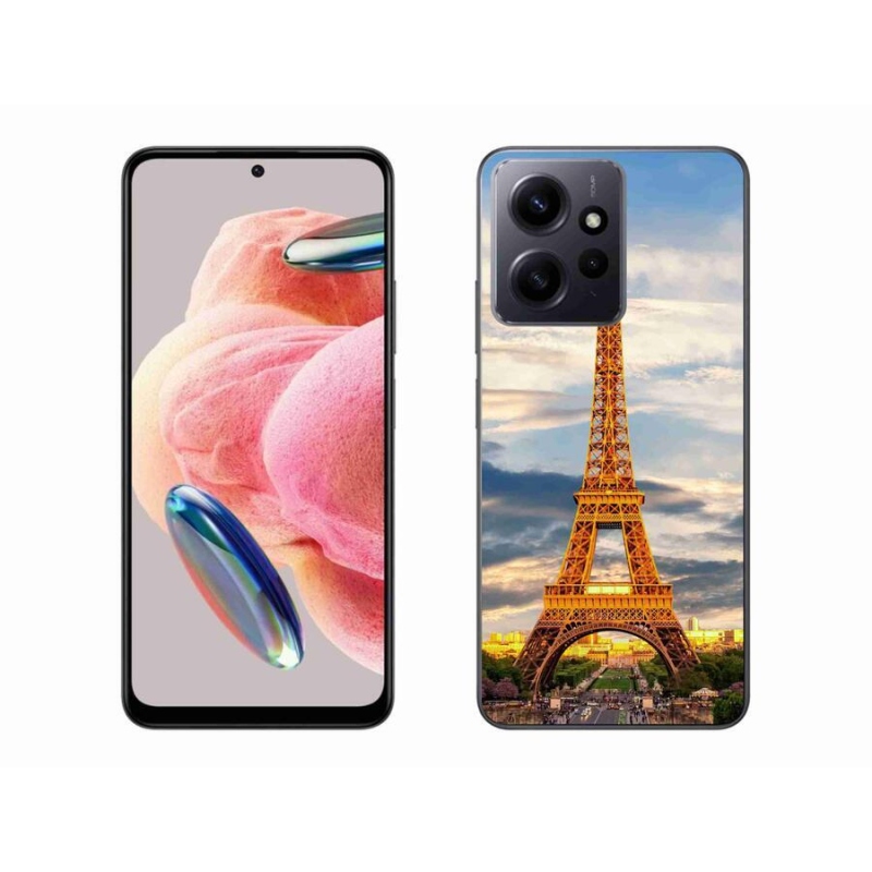 Gél tok mmCase a Xiaomi Redmi Note 12 4G-hez - eiffel torony 3