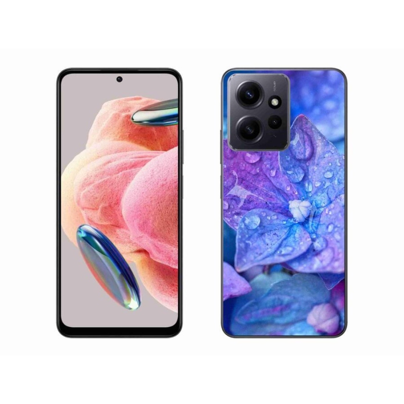 Gél tok mmCase a Xiaomi Redmi Note 12 4G készülékhez - lila virág