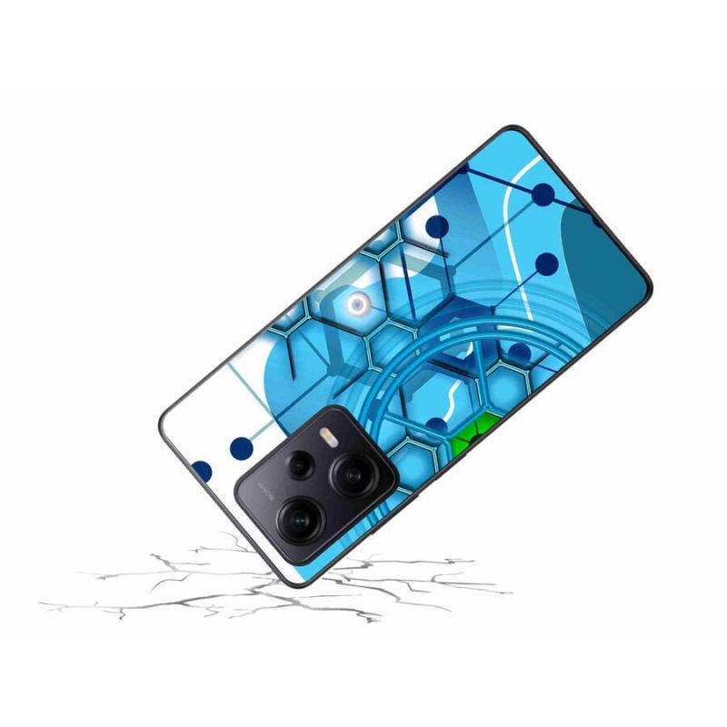 Gél tok mmCase a Xiaomi Redmi Note 12 Pro+ 5G számára - absztrakt minta 2